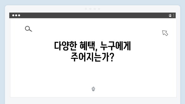 [최신] 2024 맞춤형급여안내로 받을 수 있는 모든 혜택