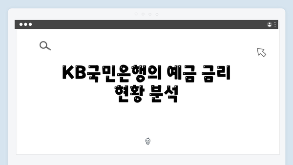 2024년 국내 은행 예금 금리 완벽 비교 분석 - KB국민은행, 신한은행, 하나은행 중심으로