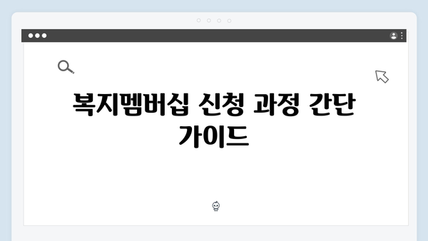 [실전팁] 복지멤버십 100% 활용하는 방법 - 2024년 완벽가이드