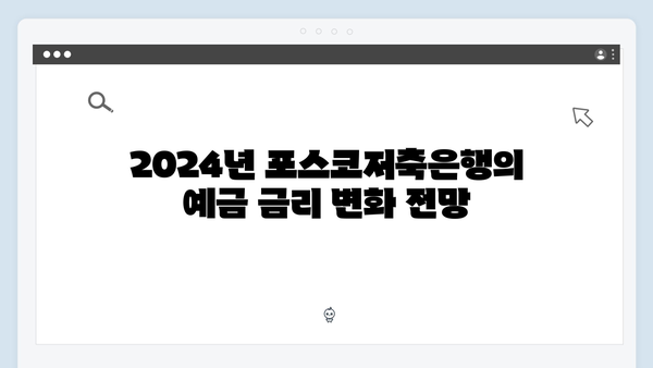포스코저축은행 예금 금리 분석: 2024년 최고 금리는?