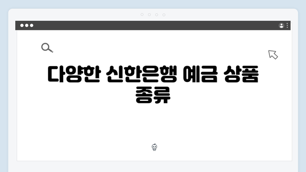 신한은행 예금 상품 총정리: 2024년 최신 금리와 특징