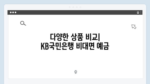 KB국민은행 비대면 예금 가입혜택 총정리