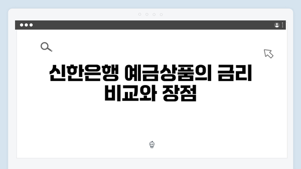 신한은행 예금상품의 숨겨진 혜택 총정리