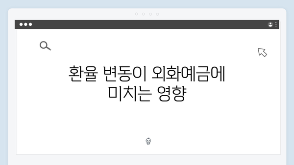 KB국민은행 외화예금 금리와 특징 분석