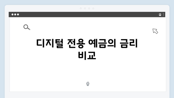 하나은행 디지털 전용 예금 상품 리뷰