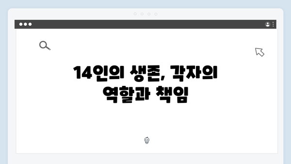 넷플릭스 좀비버스 3화 - 14인 생존자들의 치열한 사투