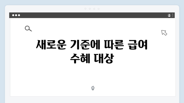 2024년 달라진 맞춤형급여안내! 이것만은 꼭 체크하세요
