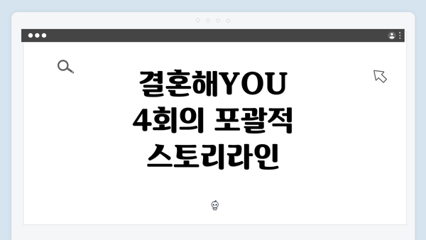 결혼해YOU 4회의 포괄적 스토리라인