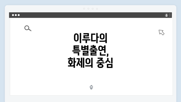 이루다의 특별출연, 화제의 중심