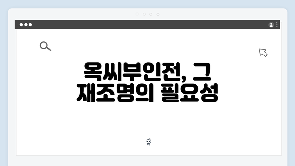 옥씨부인전, 그 재조명의 필요성