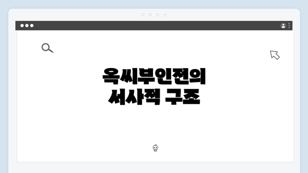 옥씨부인전의 서사적 구조