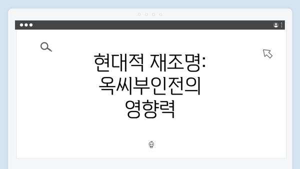 현대적 재조명: 옥씨부인전의 영향력