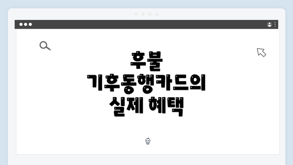 후불 기후동행카드의 실제 혜택