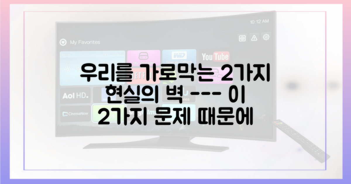 두 사람 앞에 놓인 2가지 현실 장벽