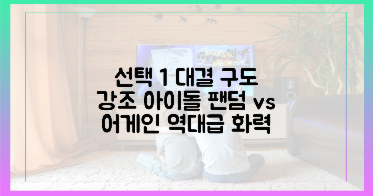 아이돌 팬덤 vs '어게인'의 화력