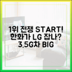 누구나 흥미진진! 한화-LG 3.5G차 1위 추격전