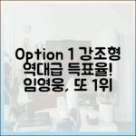 믿을 수 없는 득표율! 드라이브 1위 가수 임영웅