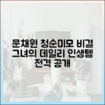 문채원 데일리 템, 청순 여신 미모 완벽 가이드