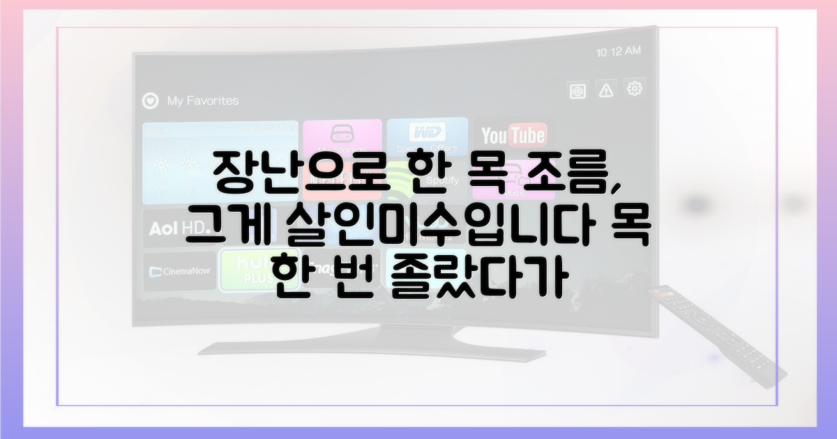 목 조름, 살인미수로 이어질 수 있다