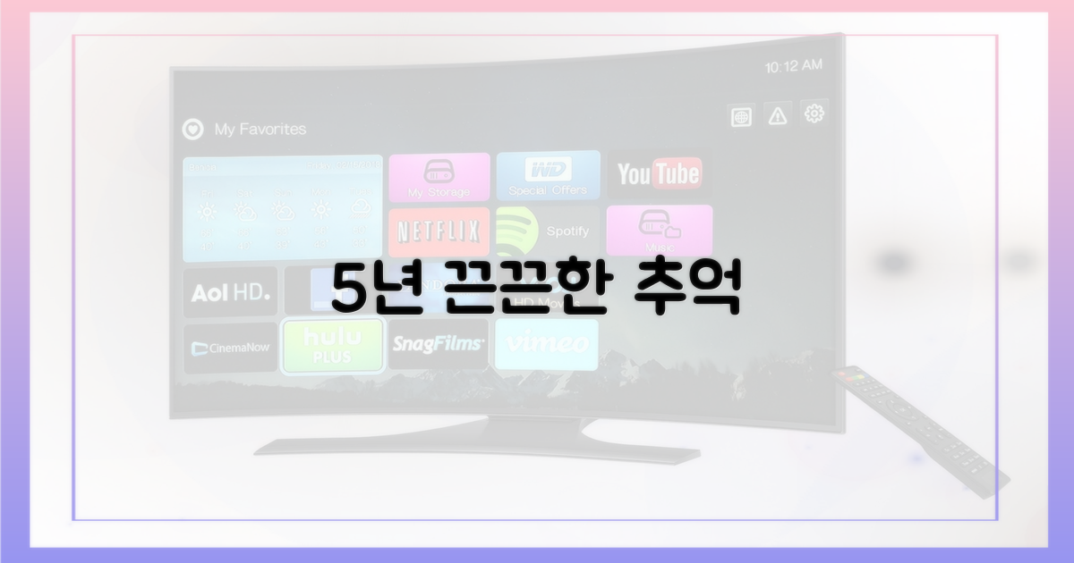 5년간의 끈끈함