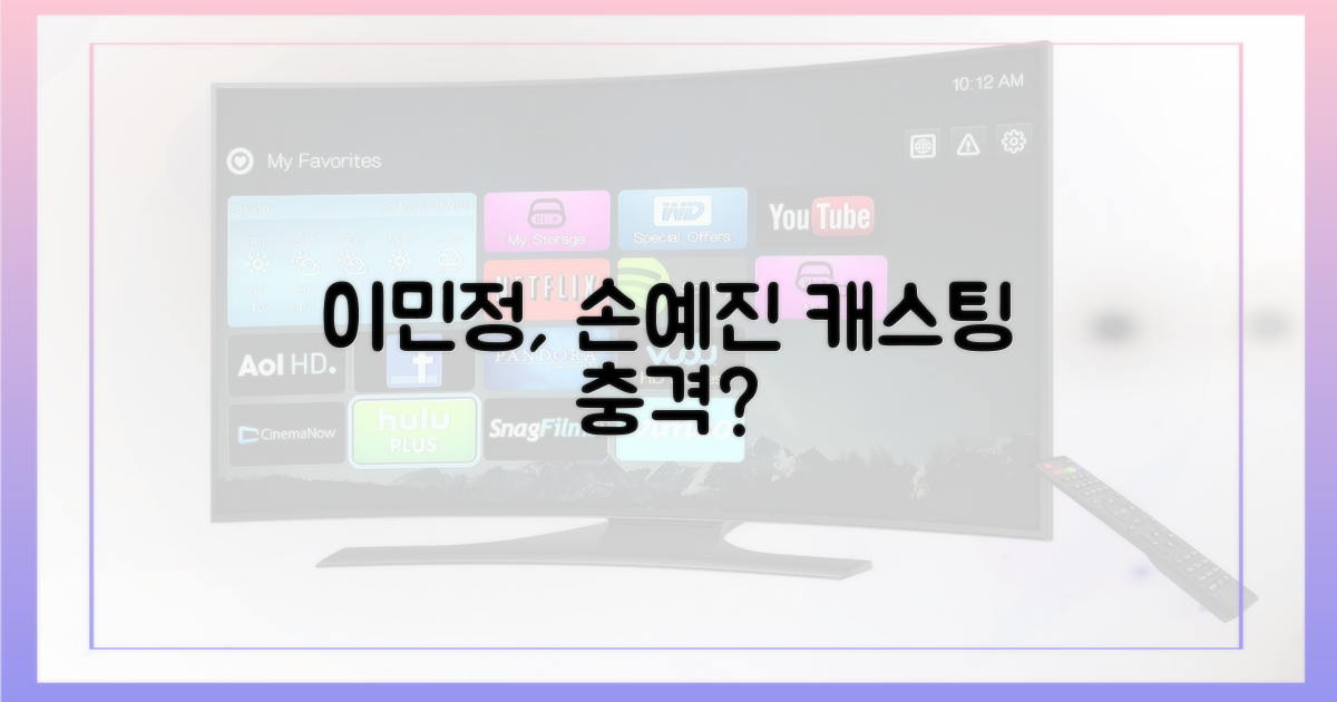 이민정이 손예진 캐스팅에?
