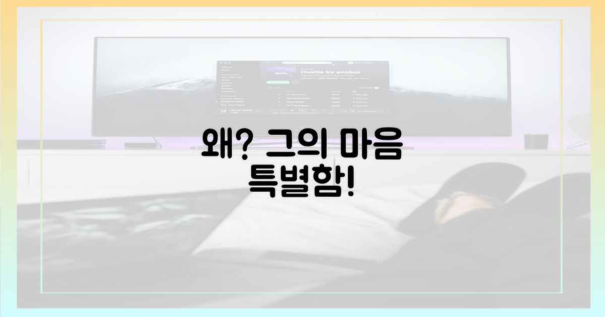 그의 마음, 왜 특별할까?