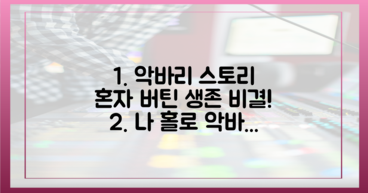 혼자 부딪히며 버틴 악바리 스토리란?