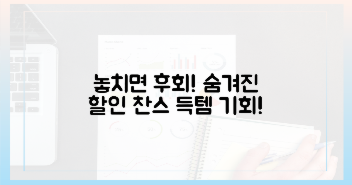 숨겨진 할인, 놓치면 손해!