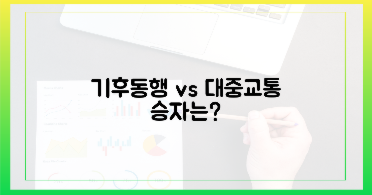 기존 대중교통 vs 기후동행