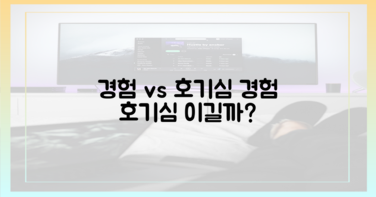 경험 vs 호기심