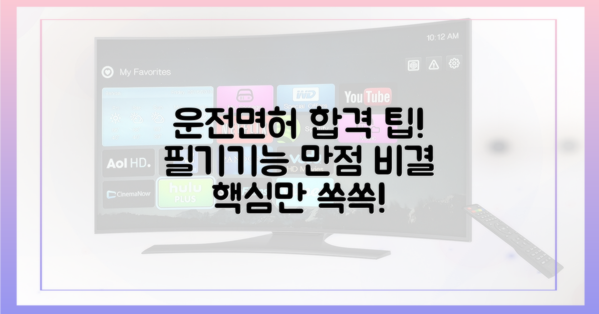 운전면허 필기/기능 시험 팁