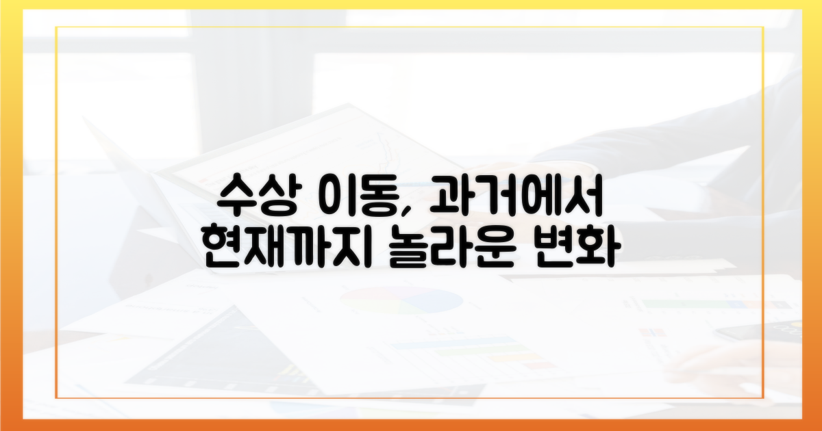 과거와 현재, 수상 이동의 진화