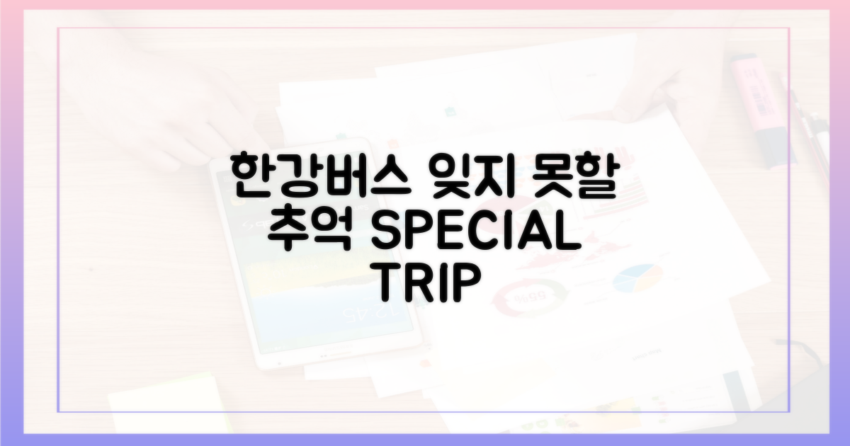 잊지 못할 추억, 한강버스 여행