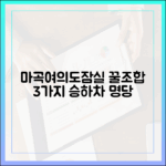마곡·여의도·잠실 라인: 최고의 승하선 조합 3가지