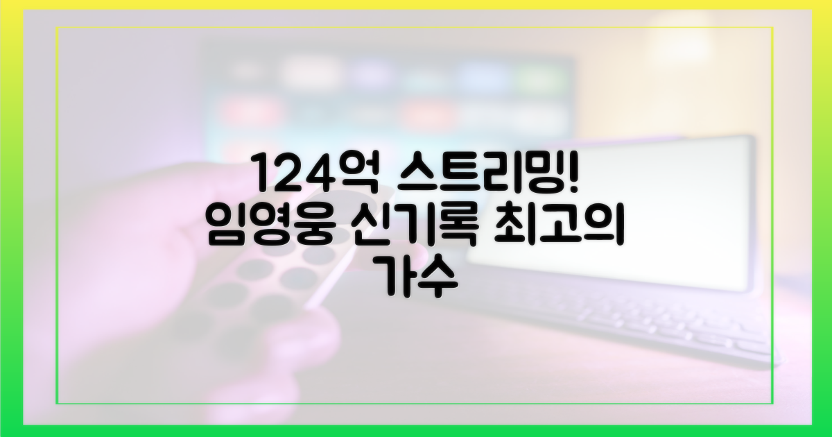 124억 스트리밍, 임영웅의 기록