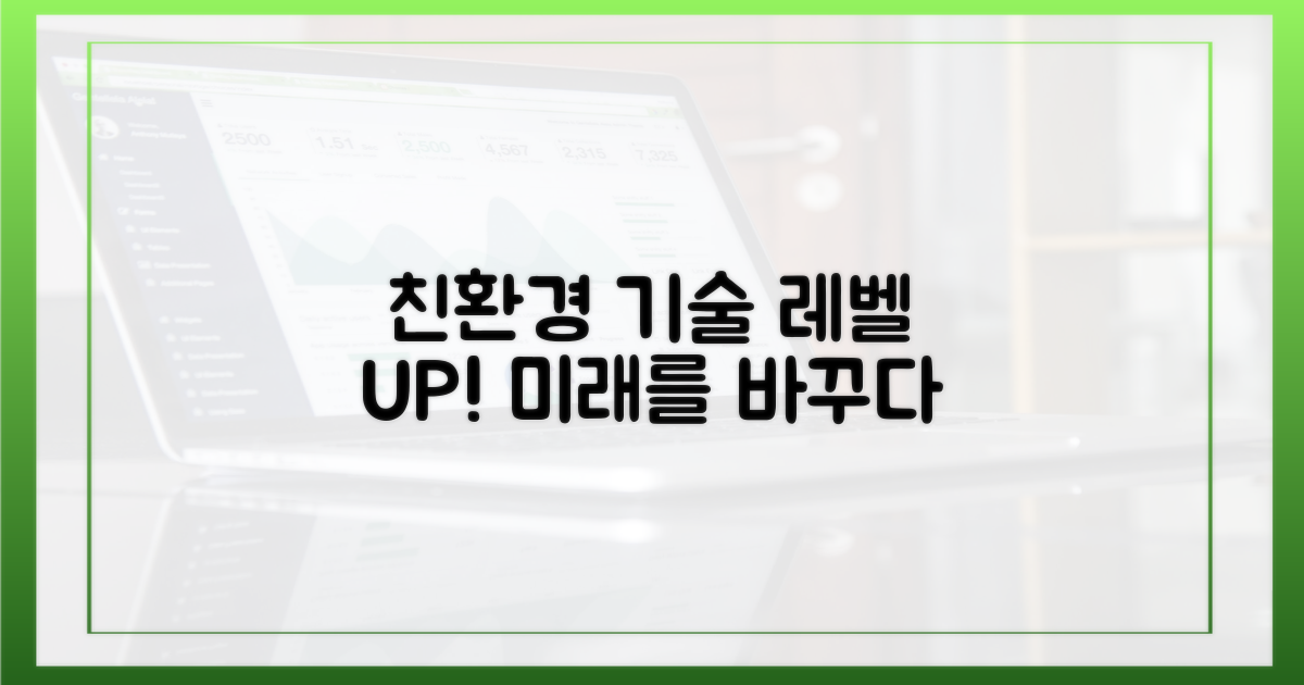 친환경 기술, 어디까지 왔나?