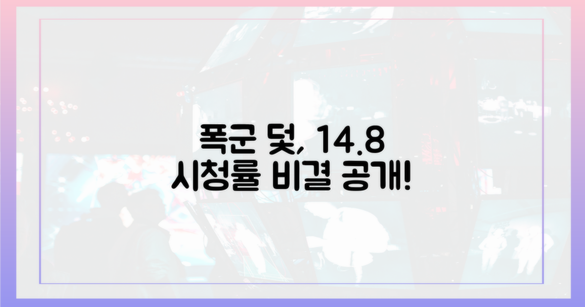 폭군 덫, 시청률 14.8% 비결은?