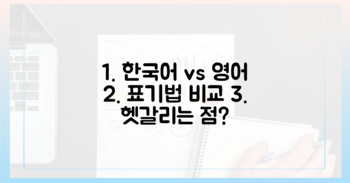 한국어 vs 영어 표기