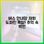 버스안내양 재회, 도파민 폭발! 백번의 추억 가이드