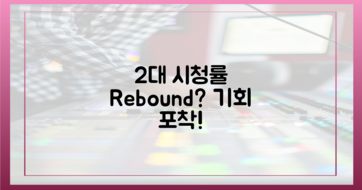 2%대 시청률, 반등 기회는?
