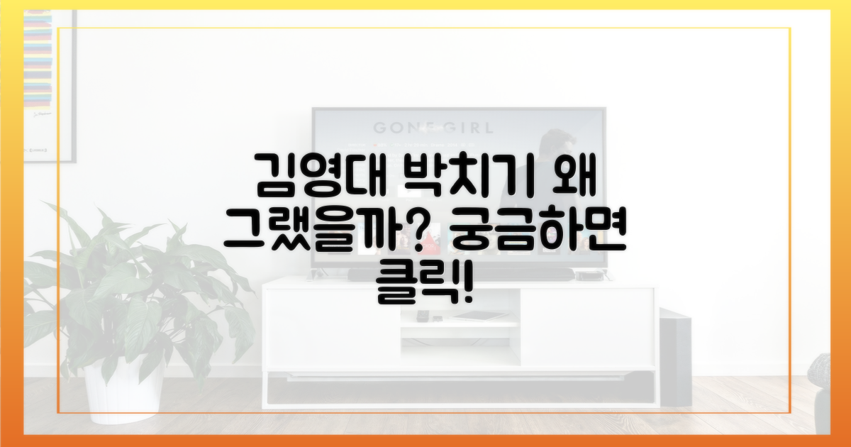 김영대 박치기, 왜?