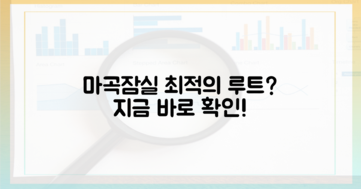 마곡-잠실 이동, 최적의 선택은?
