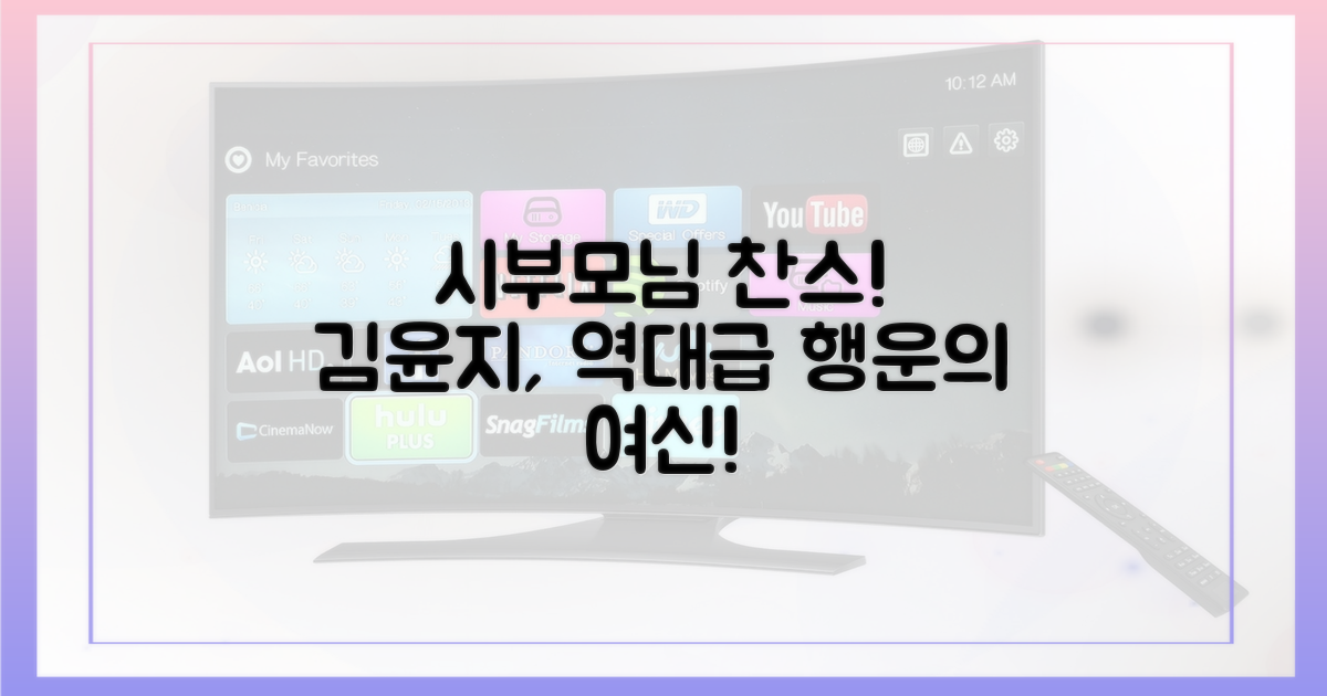 김윤지, 시부모님 찬스!