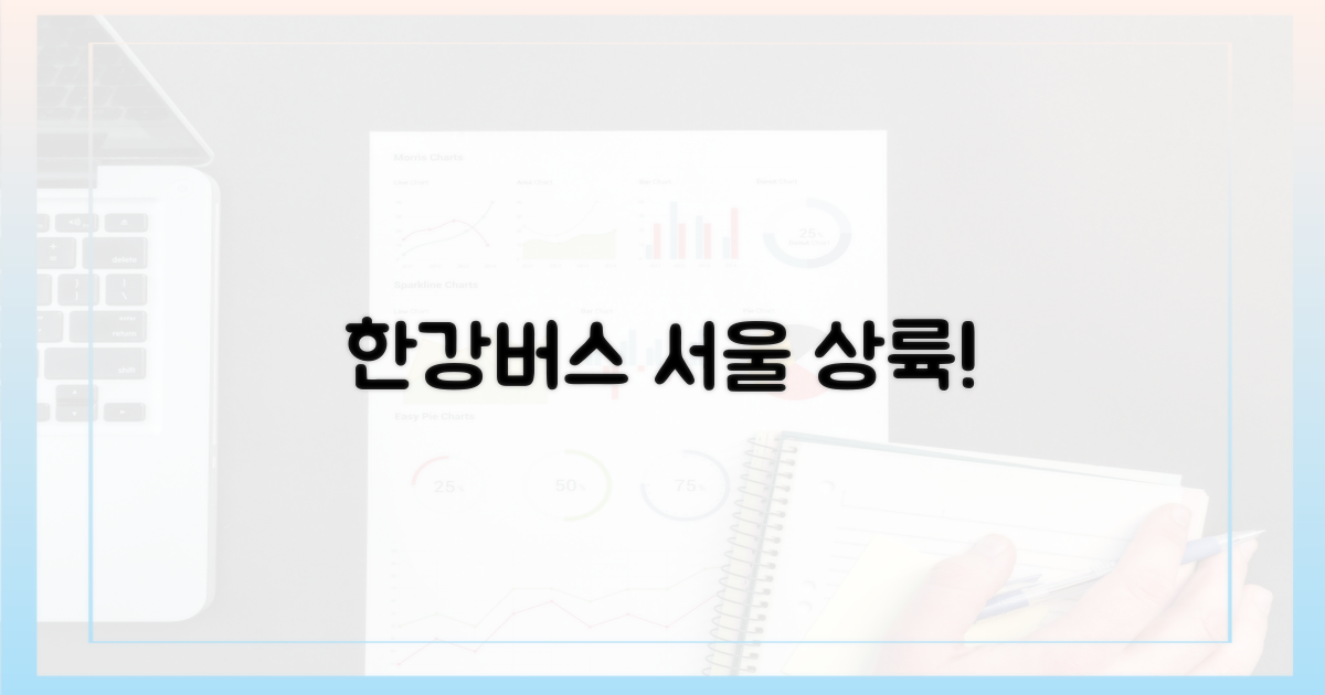 한강버스, 드디어 서울 도심 운행!