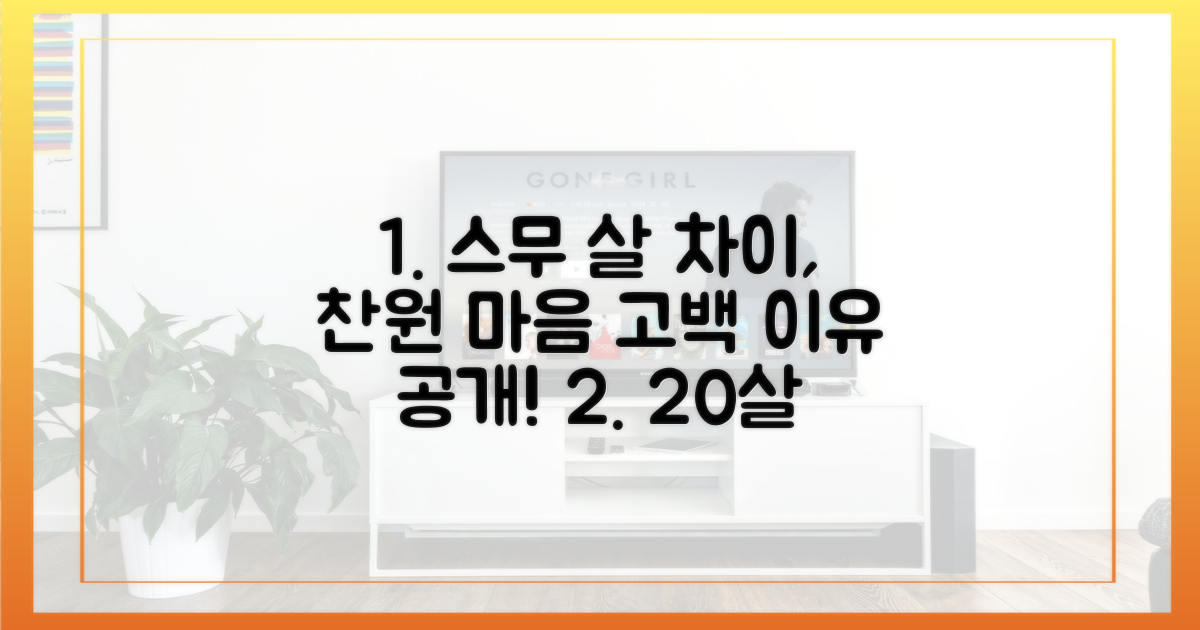 스무 살 차이, 이찬원 마음 고백 이유