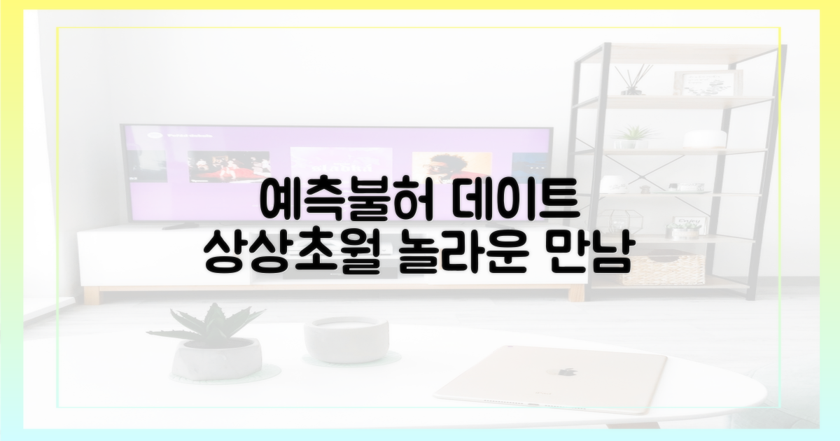 예측불허 데이트, 상상해보세요!