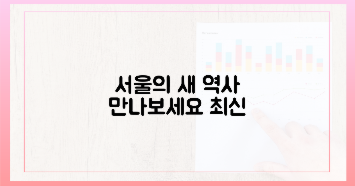 서울의 새 역사를 만나세요