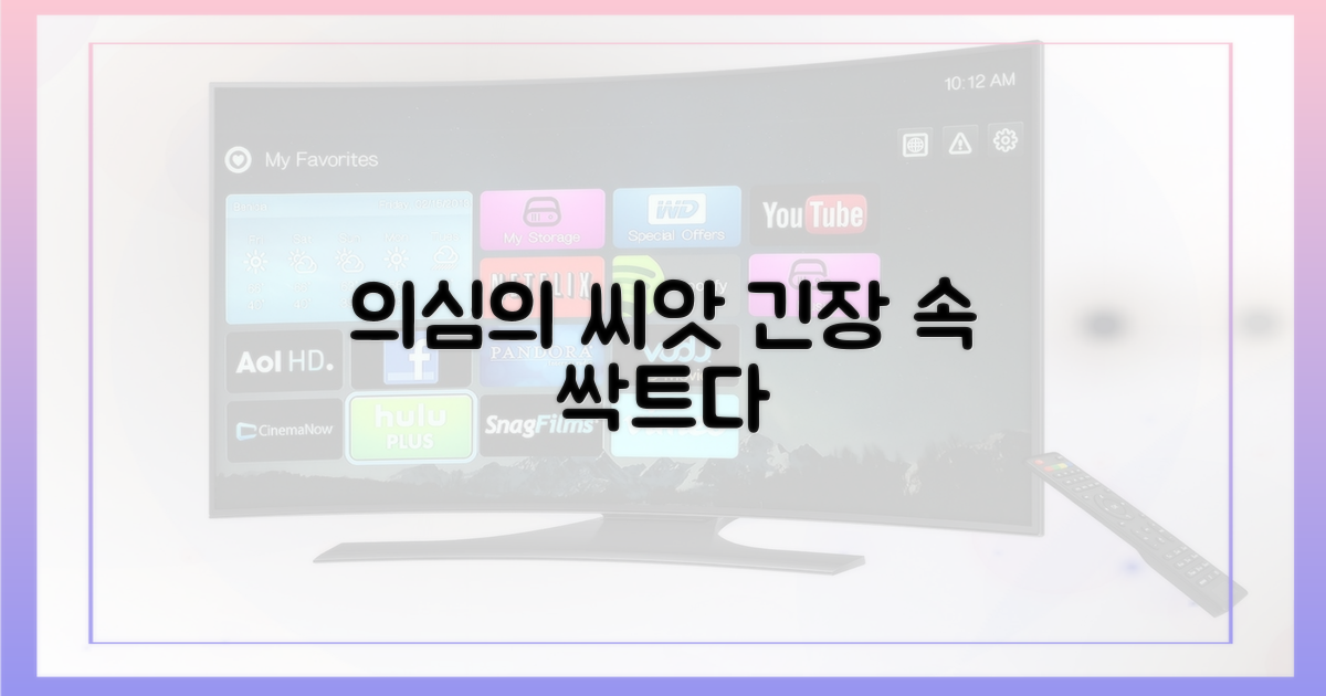 긴장감 속 싹트는 의심