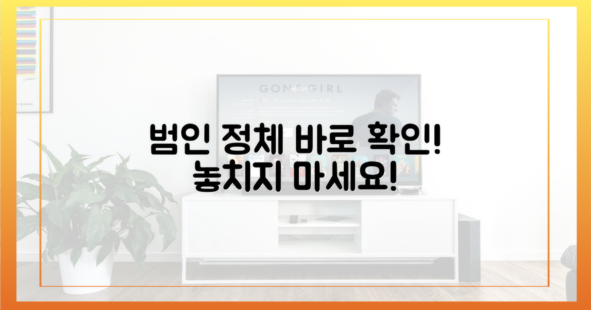범인 정체를 지금 바로 확인하세요!