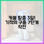 카불 탈출 3일! 기적의 구출 작전 7단계